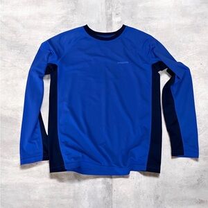 Patagonia Blue Long Sleeve Performance Top Boys XL